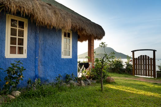 a cozy rural home